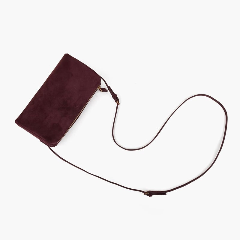 DONNAIN Premium Suede Leather Crossbody Purses for Women, Small Shoulder Bag with Adjustable Strap and Crossbody Hobo Bag - Image 3